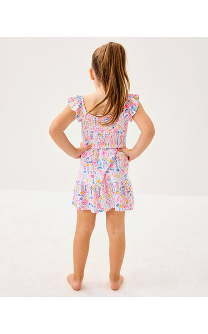 MINI JILLY DRESS, MULTI SUMMER SERENADE
