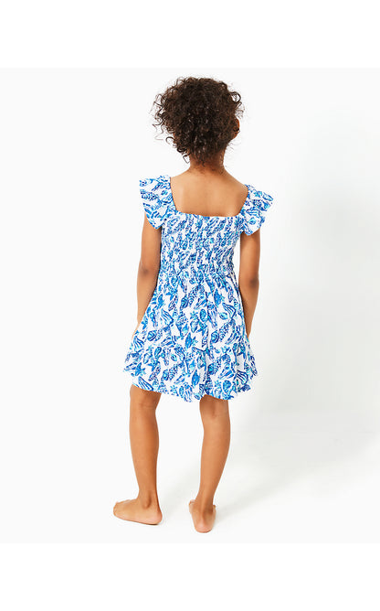 MINI JILLY DRESS, RESORT WHITE SHELL COLLECTOR