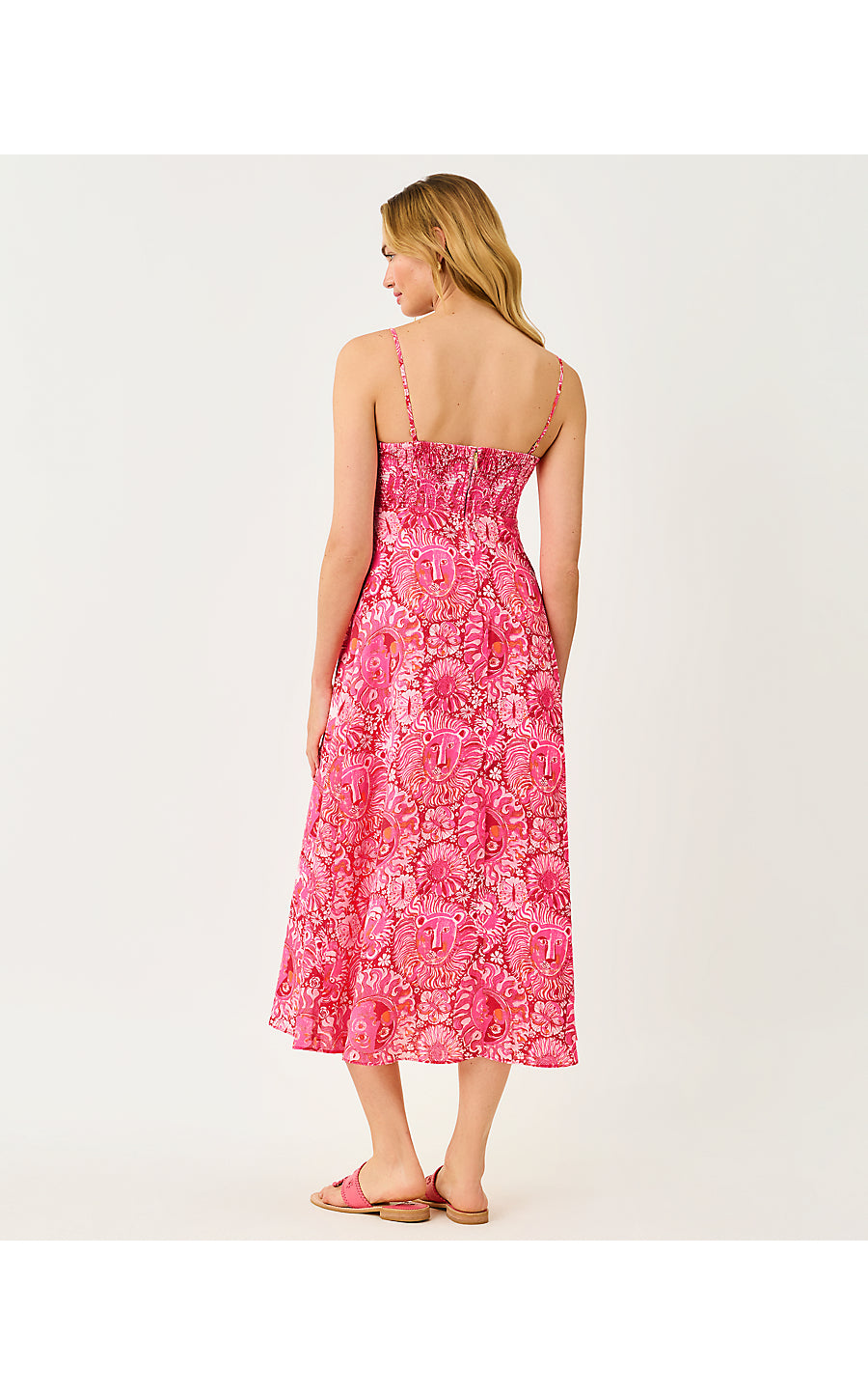 JORGIAN LINEN MIDI DRESS, PARADISE PUNCH JIMS STUFF