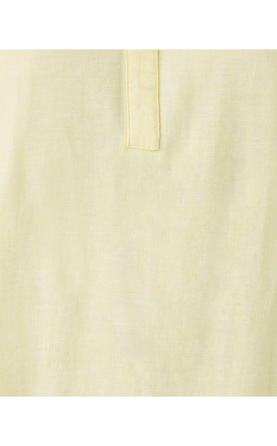 MIALEIGH ELBOW SLEEVE LINEN DRESS, LIMONCELLO X RESORT WHITE