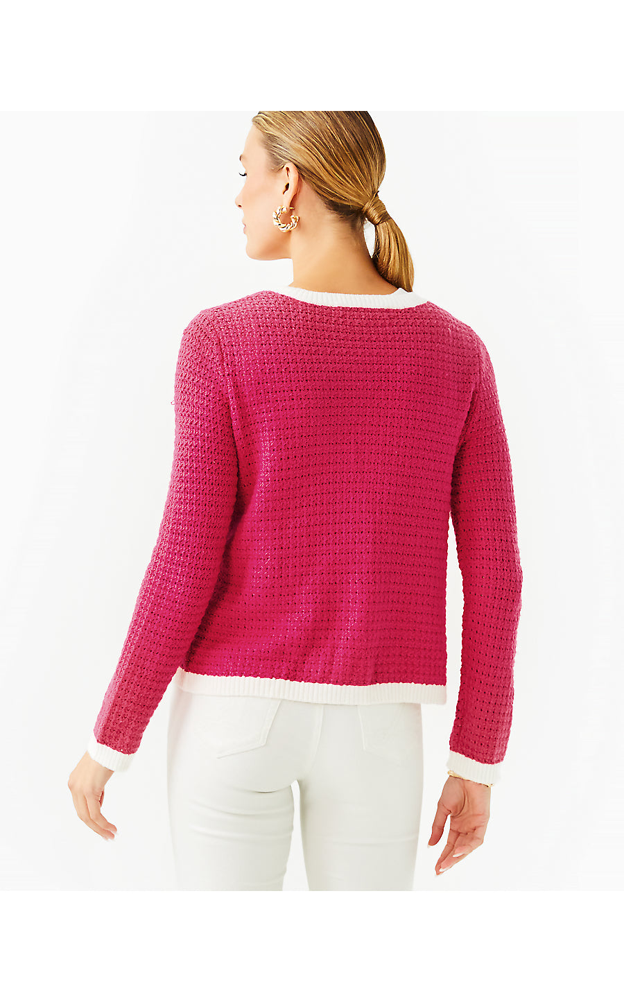 VALORIA SWEATER SET, RASPBERRY ROUGE