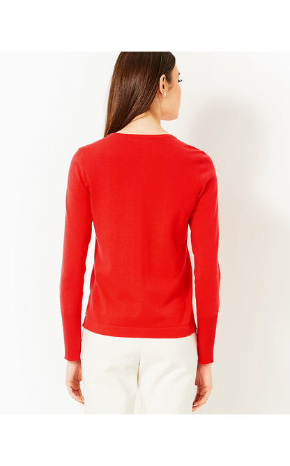MORGEN SWEATER, ROCOCO RED