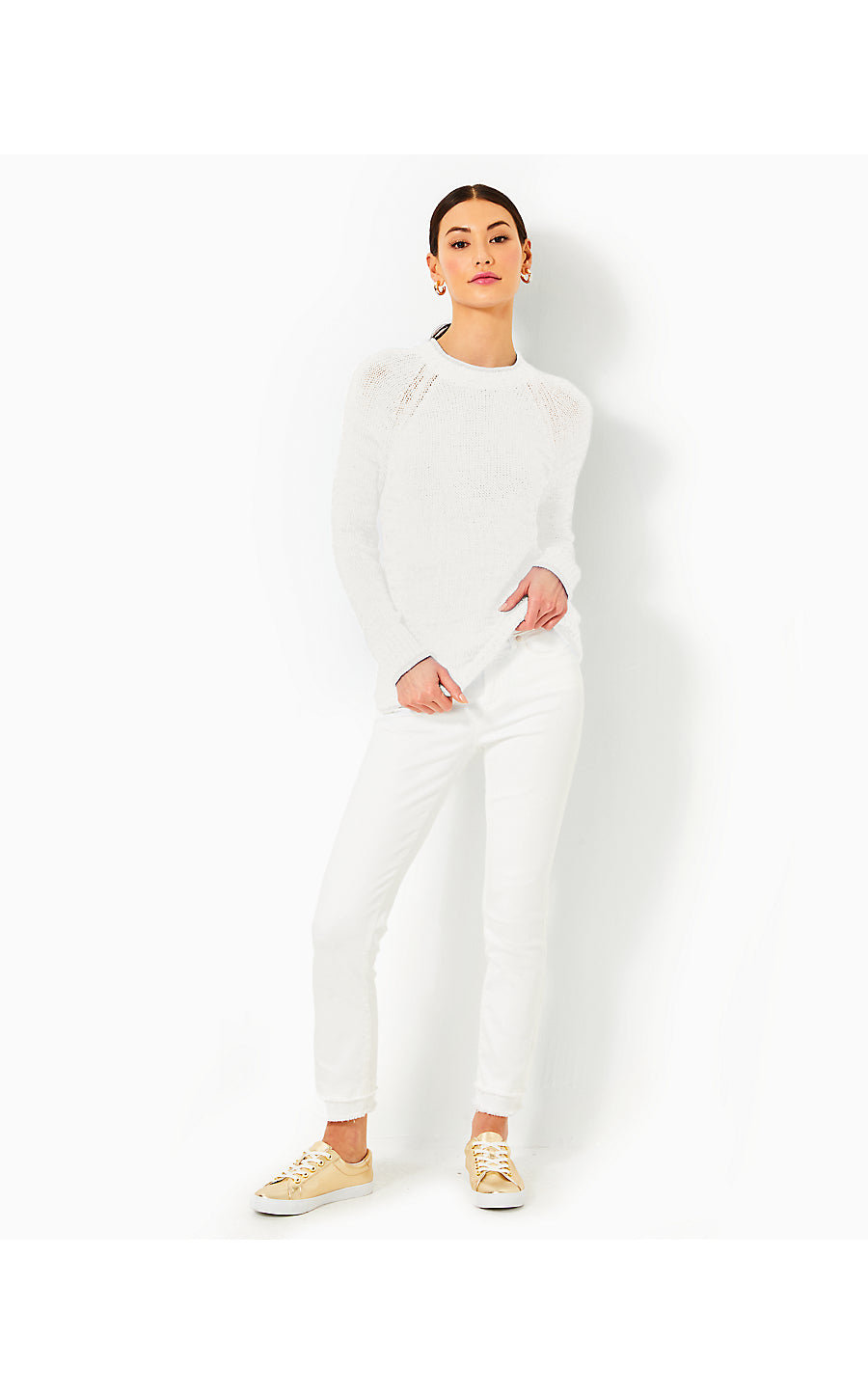 DEBA SWEATER, RESORT WHITE
