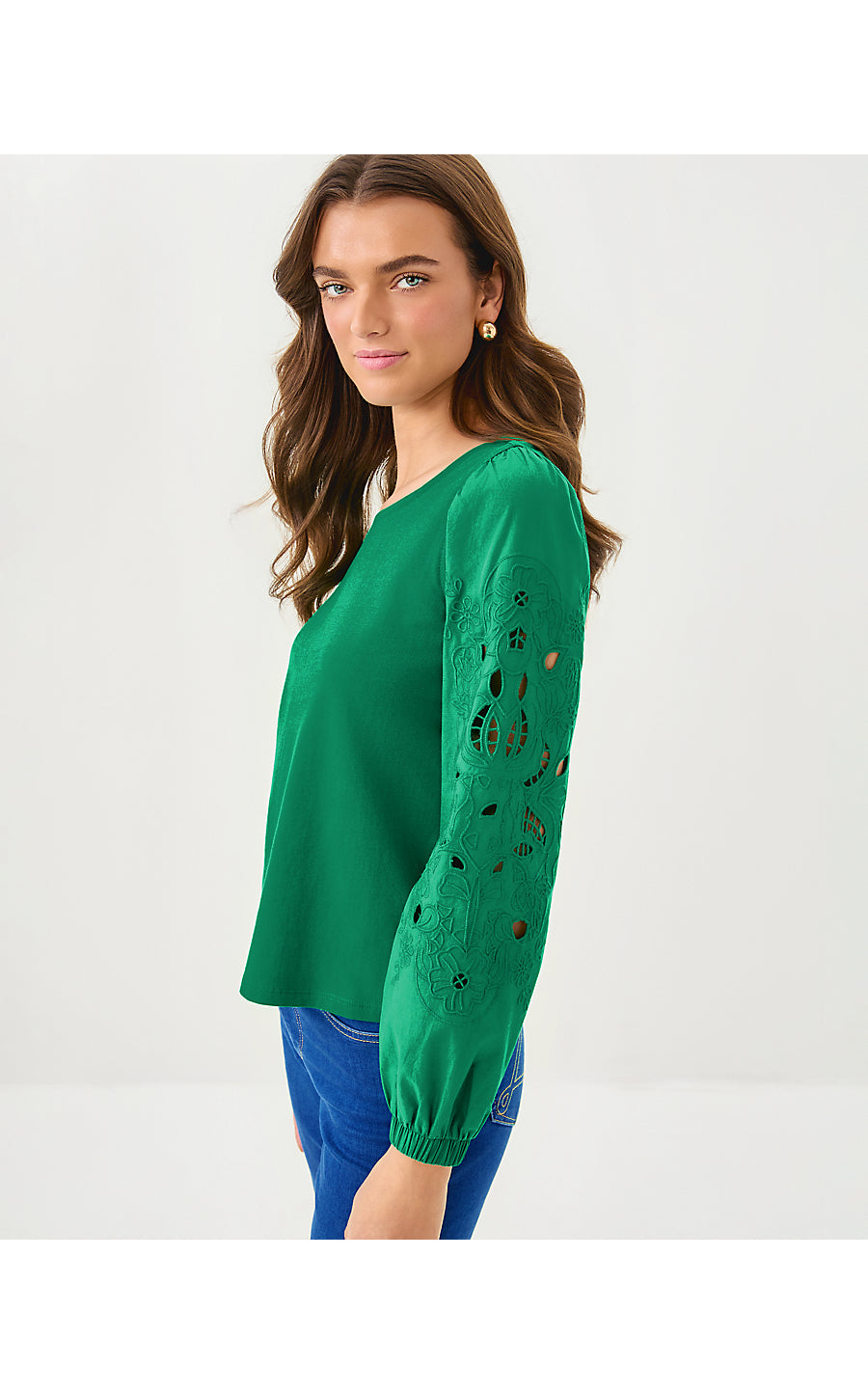 ISLEY KNIT TOP, FIDDLE LEAF GREEN