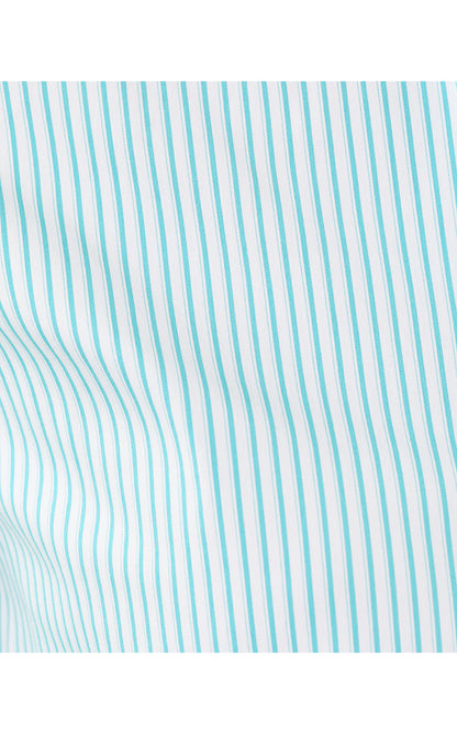 THE TIE LILLY SHIRT, CAPRI BLUE SHADOW SHIRTING STRIPE
