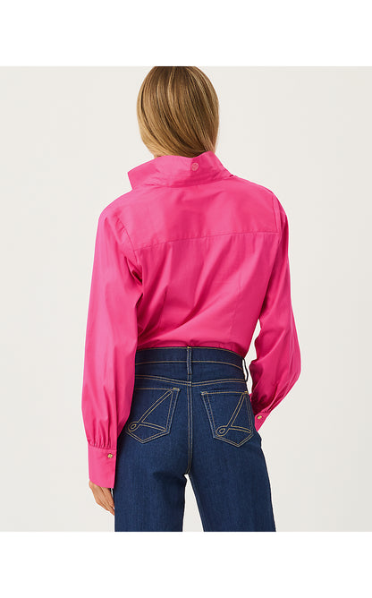 THE TIE LILLY SHIRT, PINK ASTER