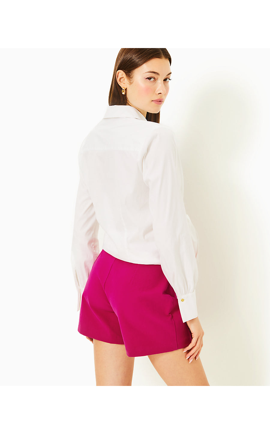 THE TIE LILLY SHIRT, RESORT WHITE