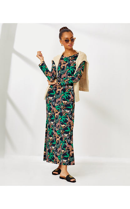 MARYLANE UPF 50+ MAXI DRESS, MULTI DANCING IN THE MOONLIGHT