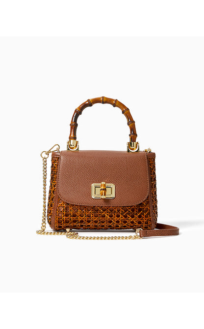 PARTON TOP HANDLE BAG, BUNGALOW BROWN