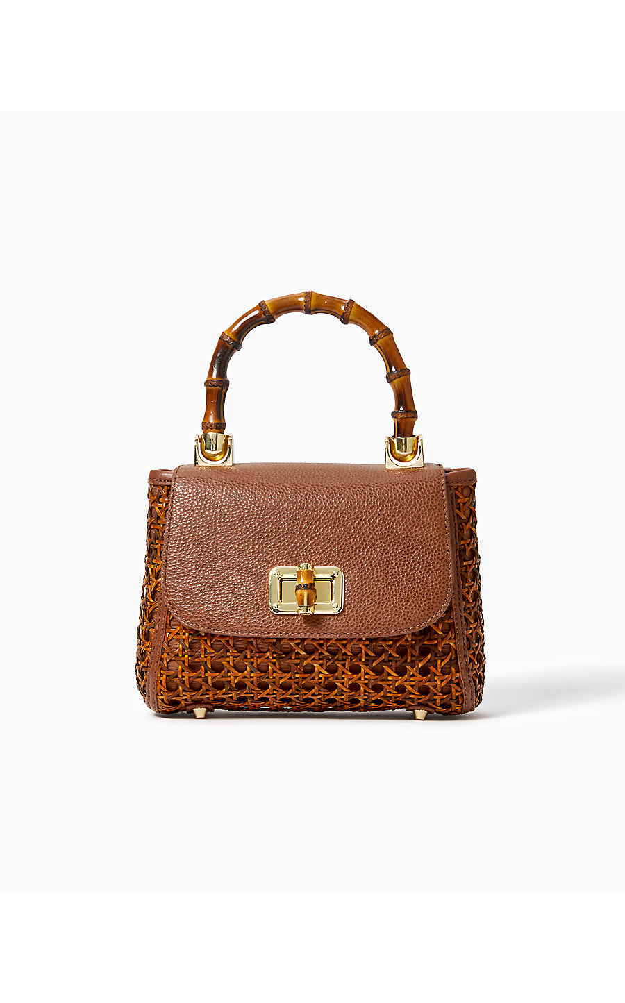 PARTON TOP HANDLE BAG, BUNGALOW BROWN