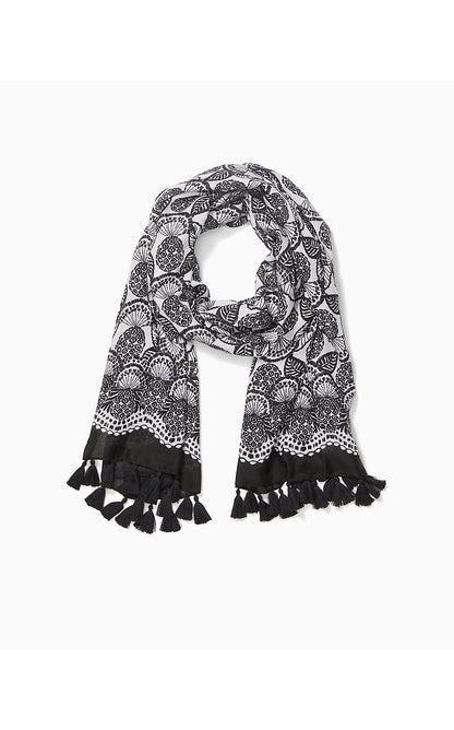 GWP RESORT SCARF, COCONUT PINEAPPLE PRINCESS ENGINEERED SCARF