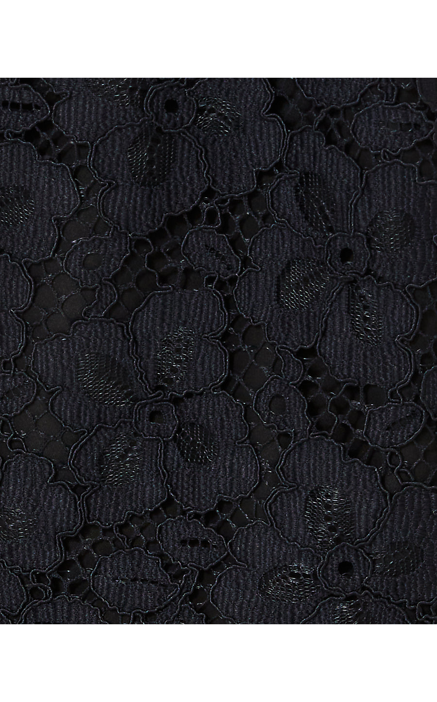 MARET LACE DRESS, NOIR FLORA CORDED LACE