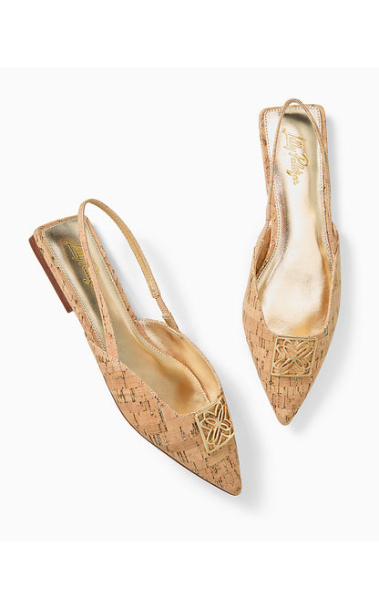 BRIT SLINGBACK, NATURAL