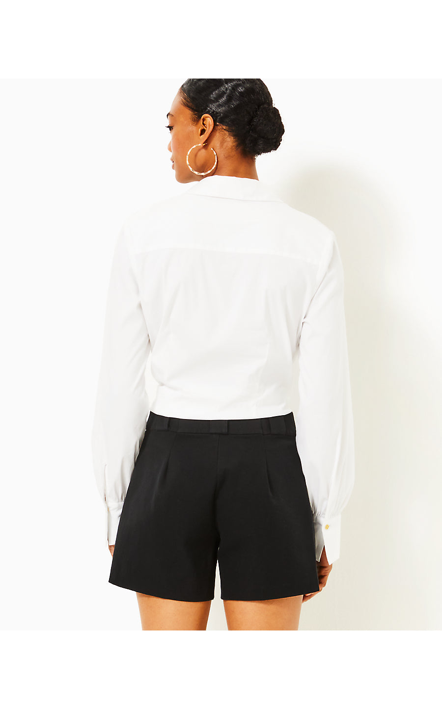 PARRISH HIGH RISE SHORT, NOIR