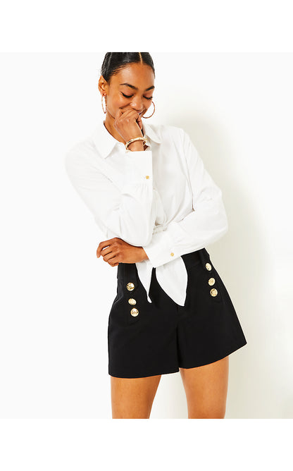 PARRISH HIGH RISE SHORT, NOIR