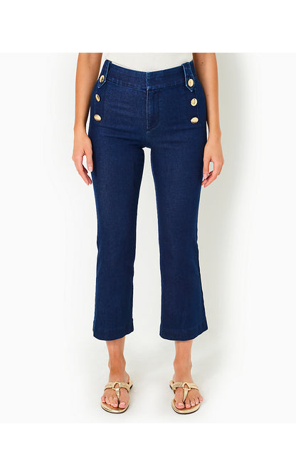 PARRISH HIGH RISE CROP FLARE PANT, COSMIC WASH