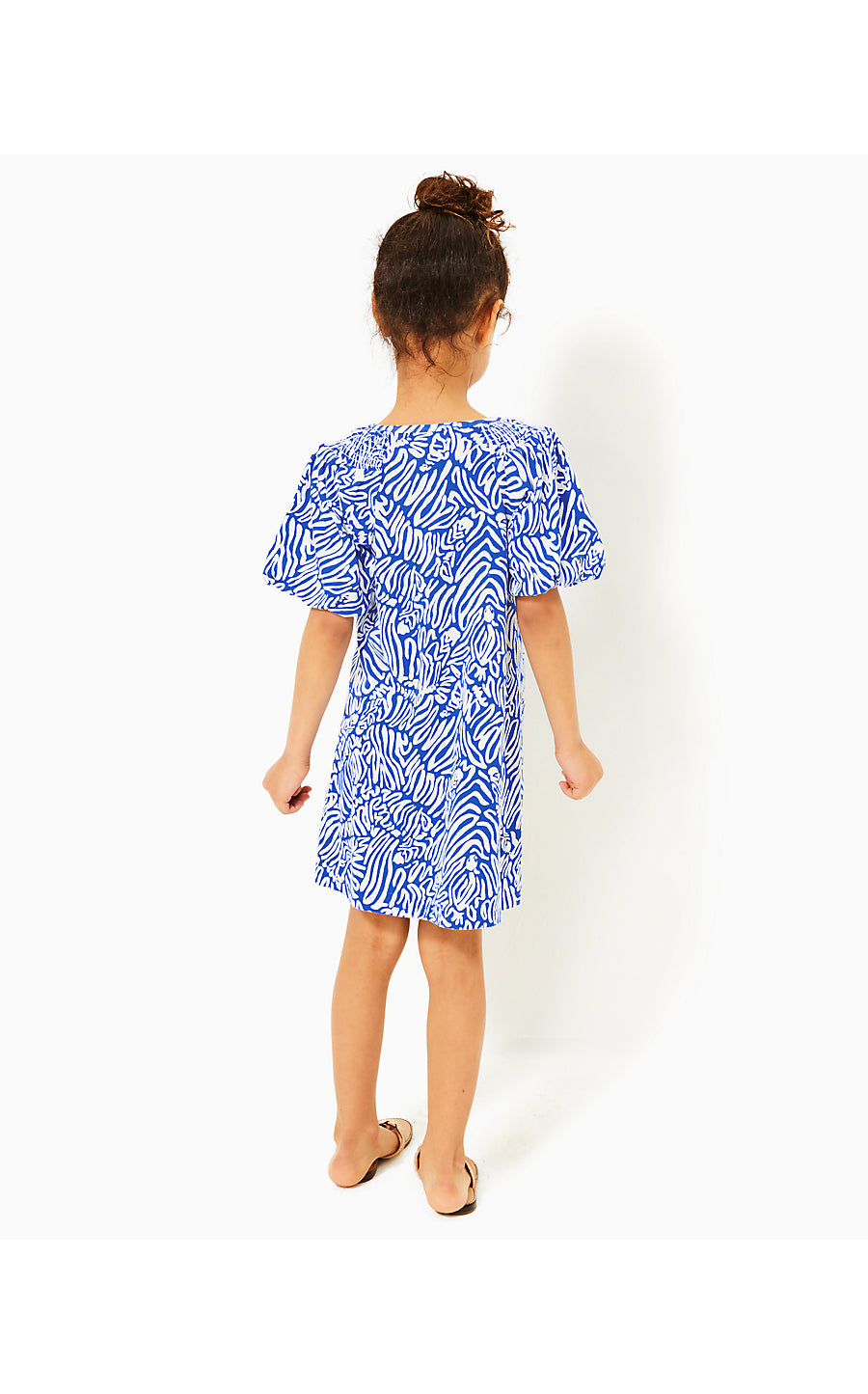 MINI ROSEN DRESS, MARTINIQUE BLUE ZEE BEBE