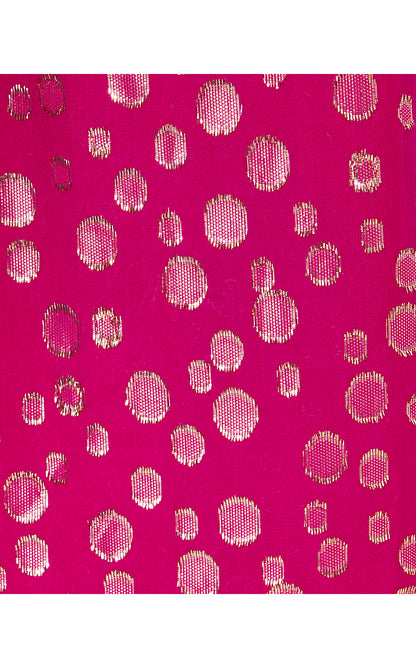 CLEME SILK DRESS, MYSTIQUE PINK SILK BUBBLY CLIP