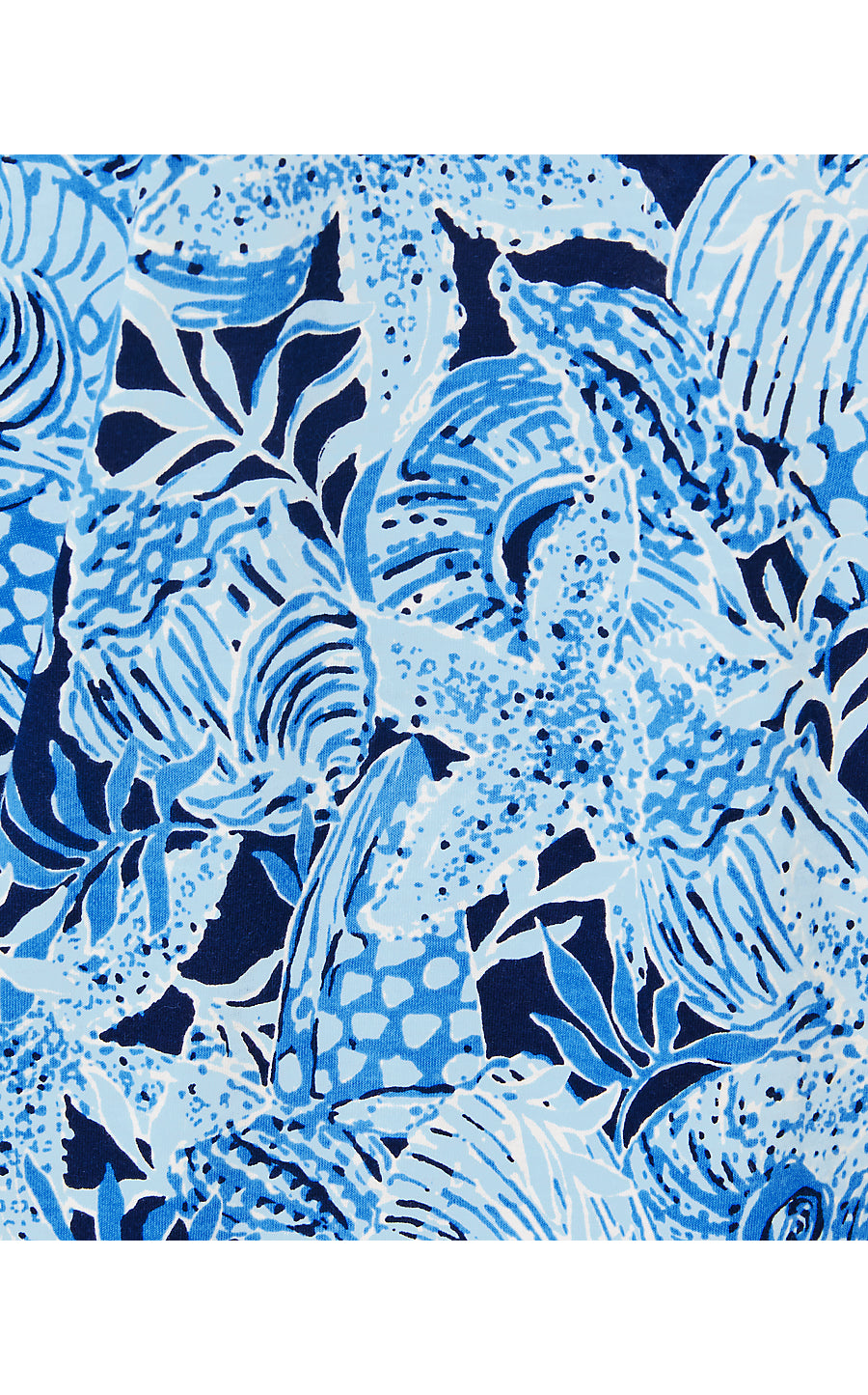 CASS DRESS, BONAIRE BLUE COASTAL CONSTELLATION