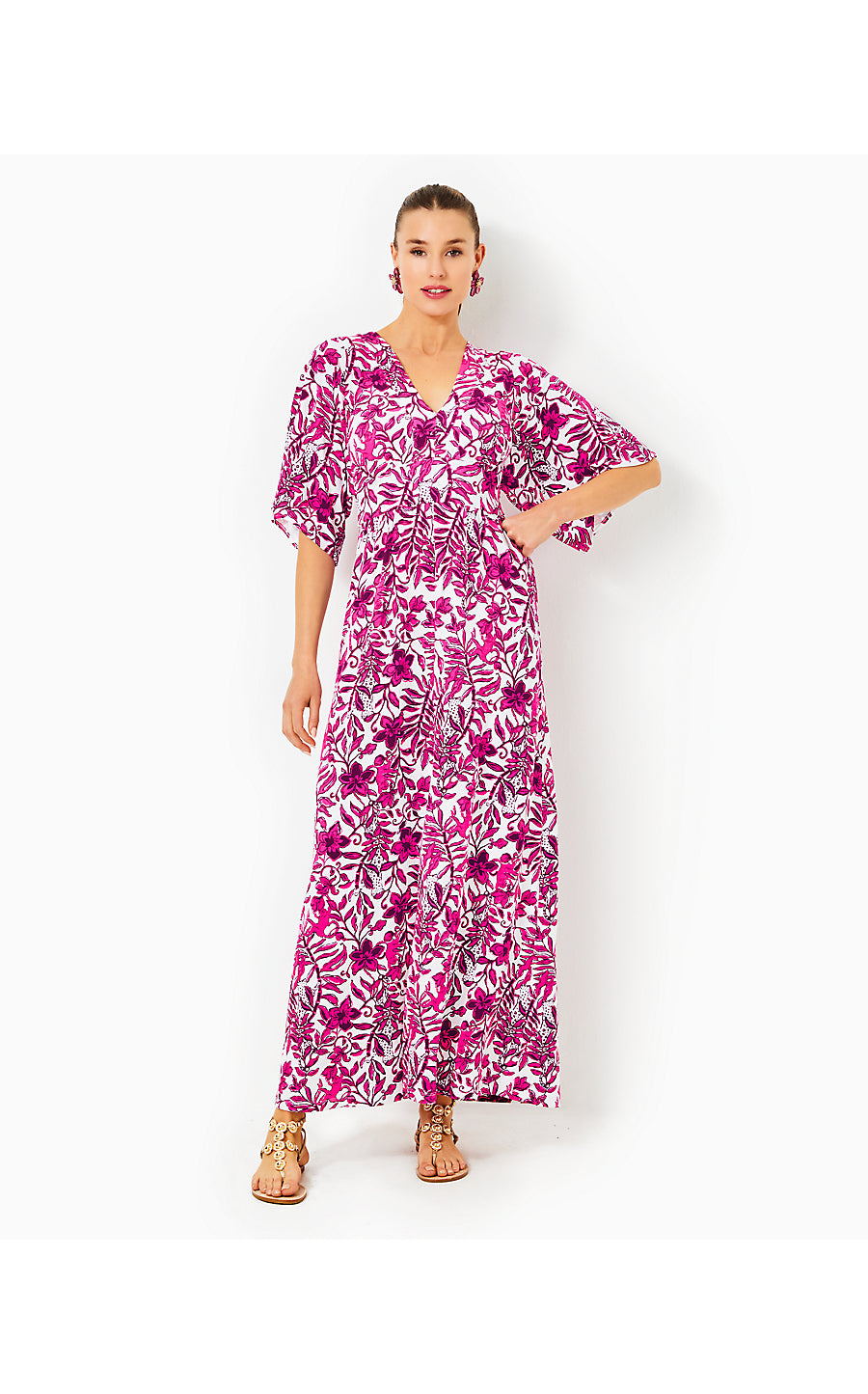 ROSELLE MAXI DRESS, ELDERFLOWER BLOSSOM LIL ESCAPE PLAN