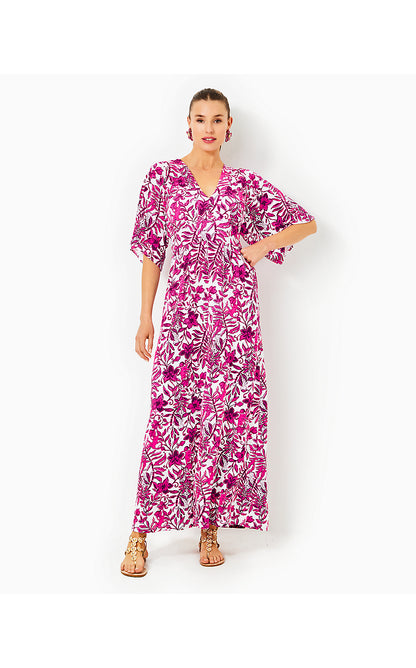 ROSELLE MAXI DRESS, ELDERFLOWER BLOSSOM LIL ESCAPE PLAN