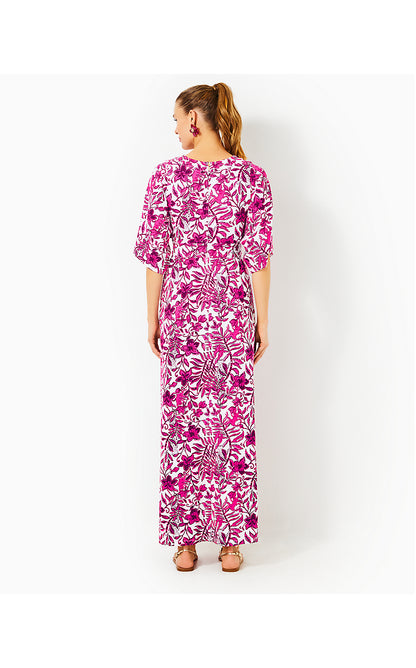 ROSELLE MAXI DRESS, ELDERFLOWER BLOSSOM LIL ESCAPE PLAN