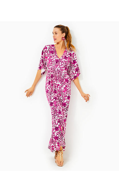 ROSELLE MAXI DRESS, ELDERFLOWER BLOSSOM LIL ESCAPE PLAN
