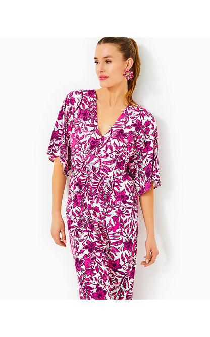 ROSELLE MAXI DRESS, ELDERFLOWER BLOSSOM LIL ESCAPE PLAN