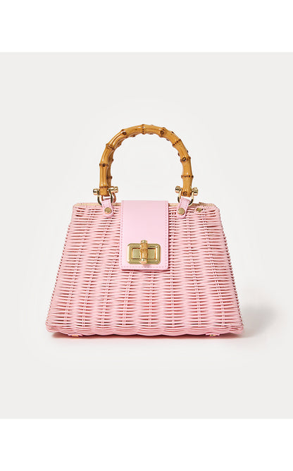 LEENA TOP HANDLE BAG, PINK MUSE