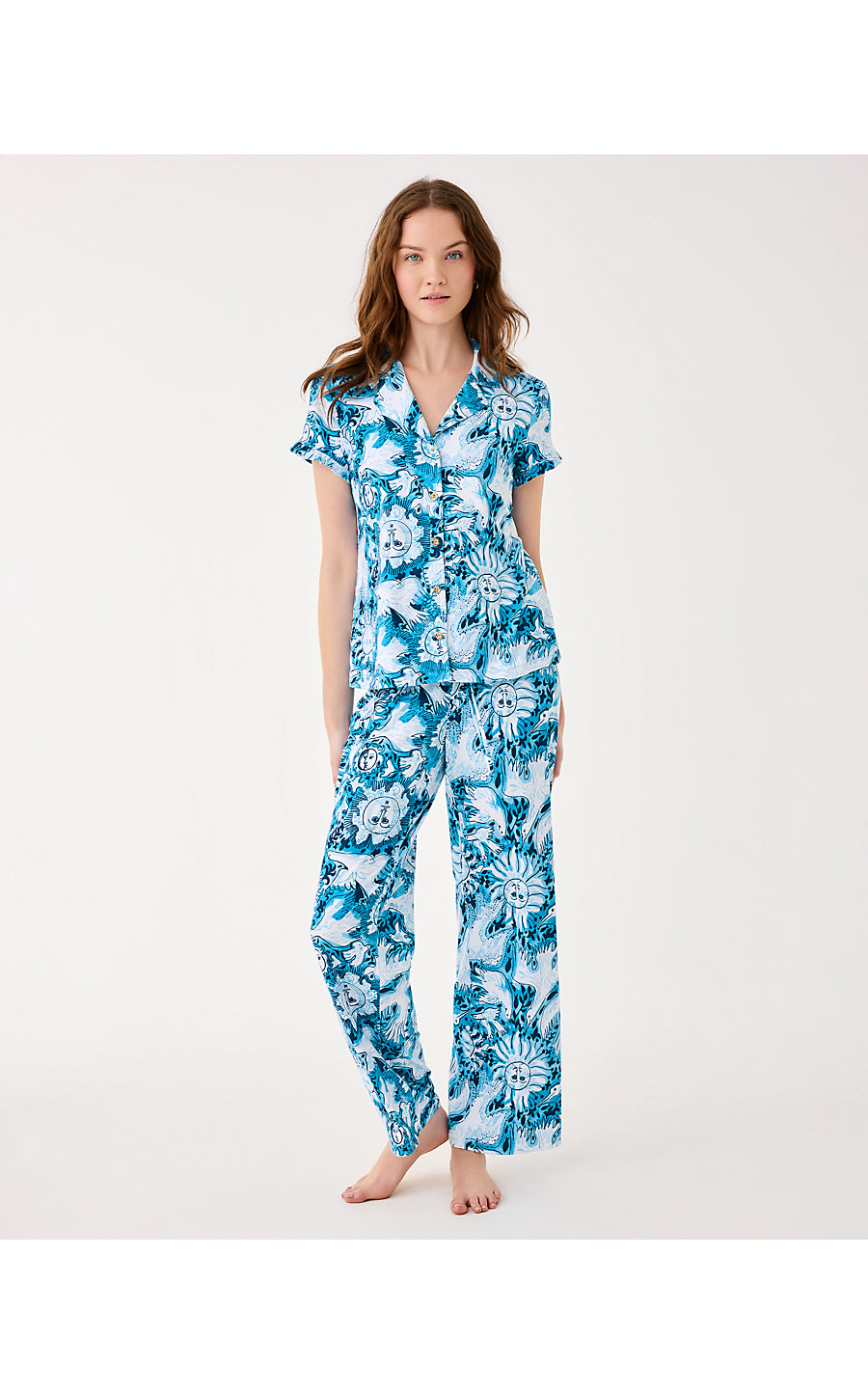 VALAINE PJ TOP, BELLEVUE BLUE LILLY GULLS