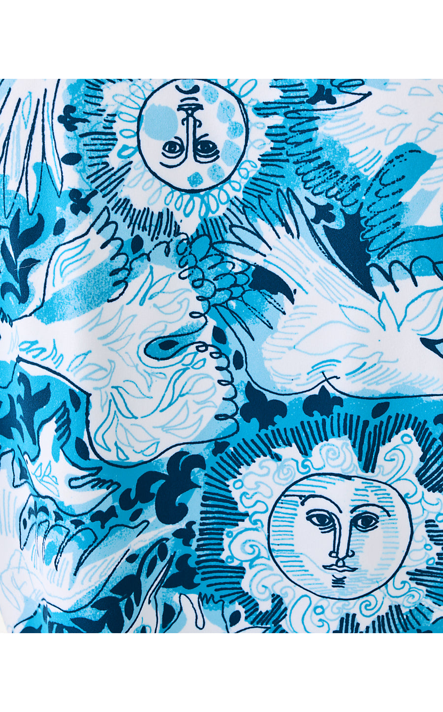 VALAINE PJ TOP, BELLEVUE BLUE LILLY GULLS