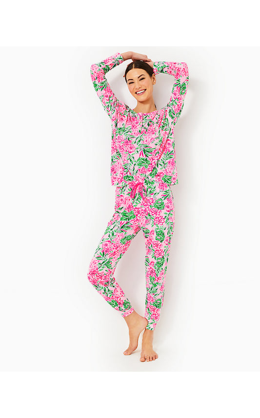 JEFFERS PJ PANT, CONCH SHELL PINK KOALA LA LA