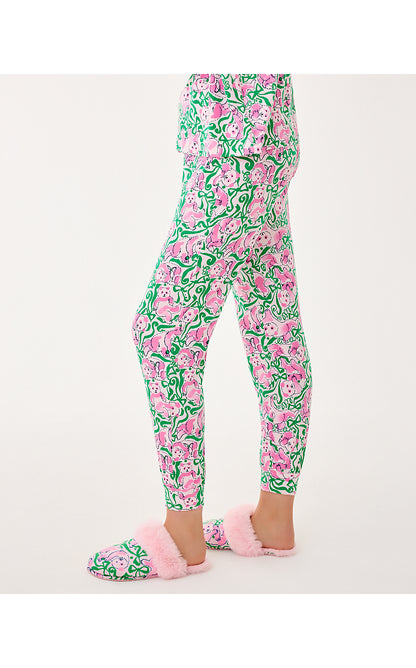 JEFFERS PJ PANT, PINK QUARTZ PANDA N BOWS