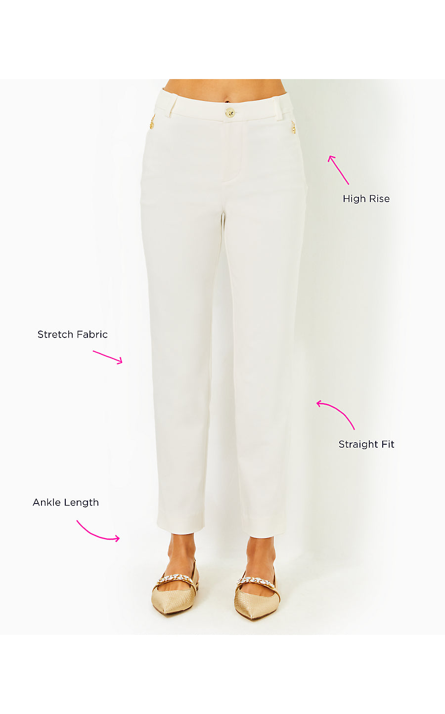 ANA HIGH RISE PANT, COCONUT