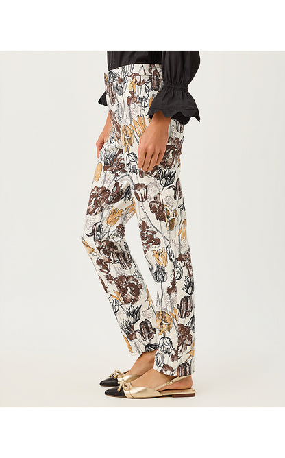 ANA HIGH RISE PANT, COCONUT BIG LILLYS