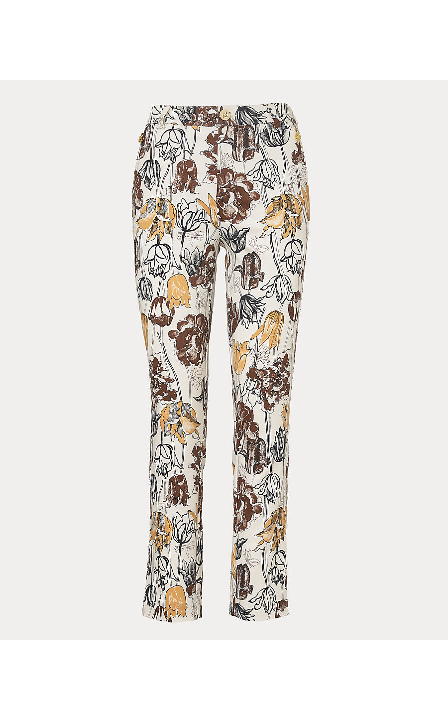 ANA HIGH RISE PANT, COCONUT BIG LILLYS