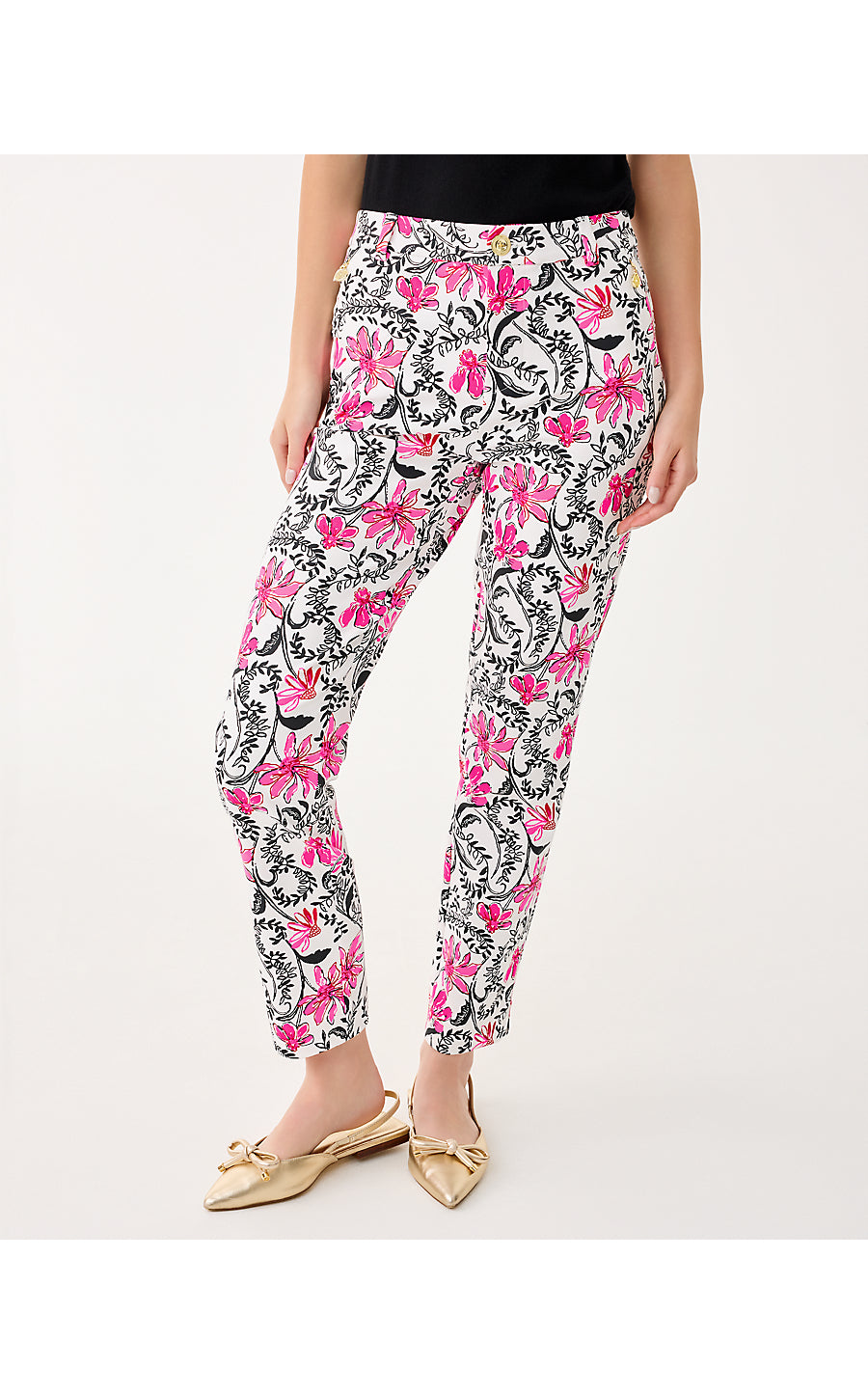 ANA HIGH RISE PANT, COCONUT SUNSHINE SEEKERS