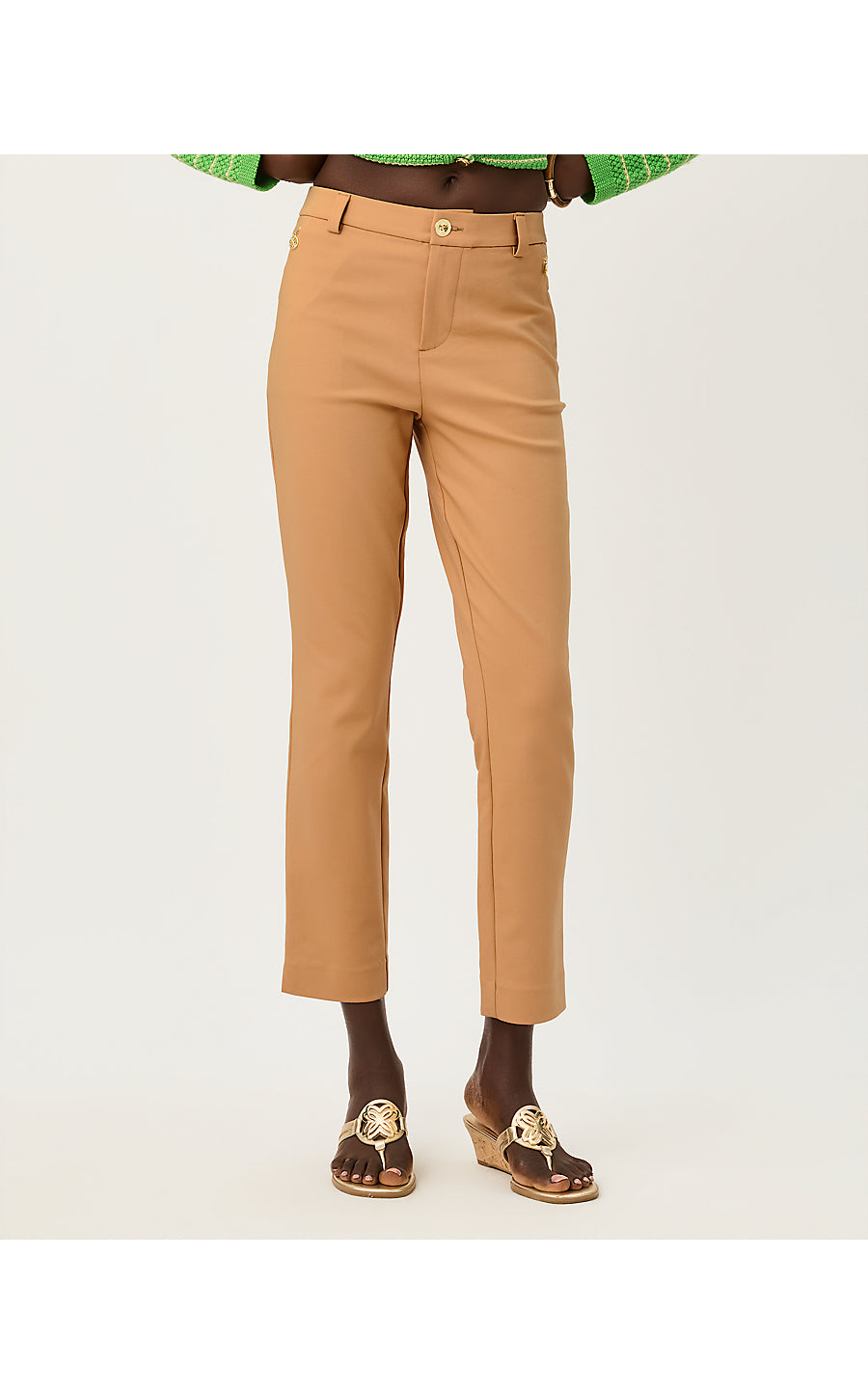 ANA HIGH RISE PANT, ICED LATTE