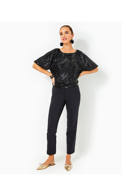 ANA HIGH RISE PANT, NOIR