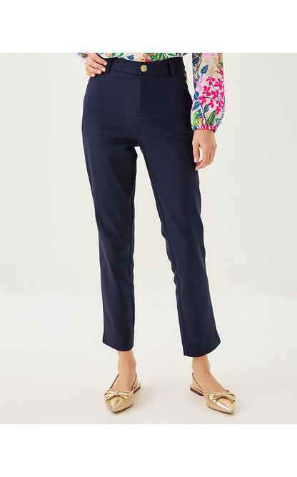 ANA HIGH RISE PANT, TRUE NAVY