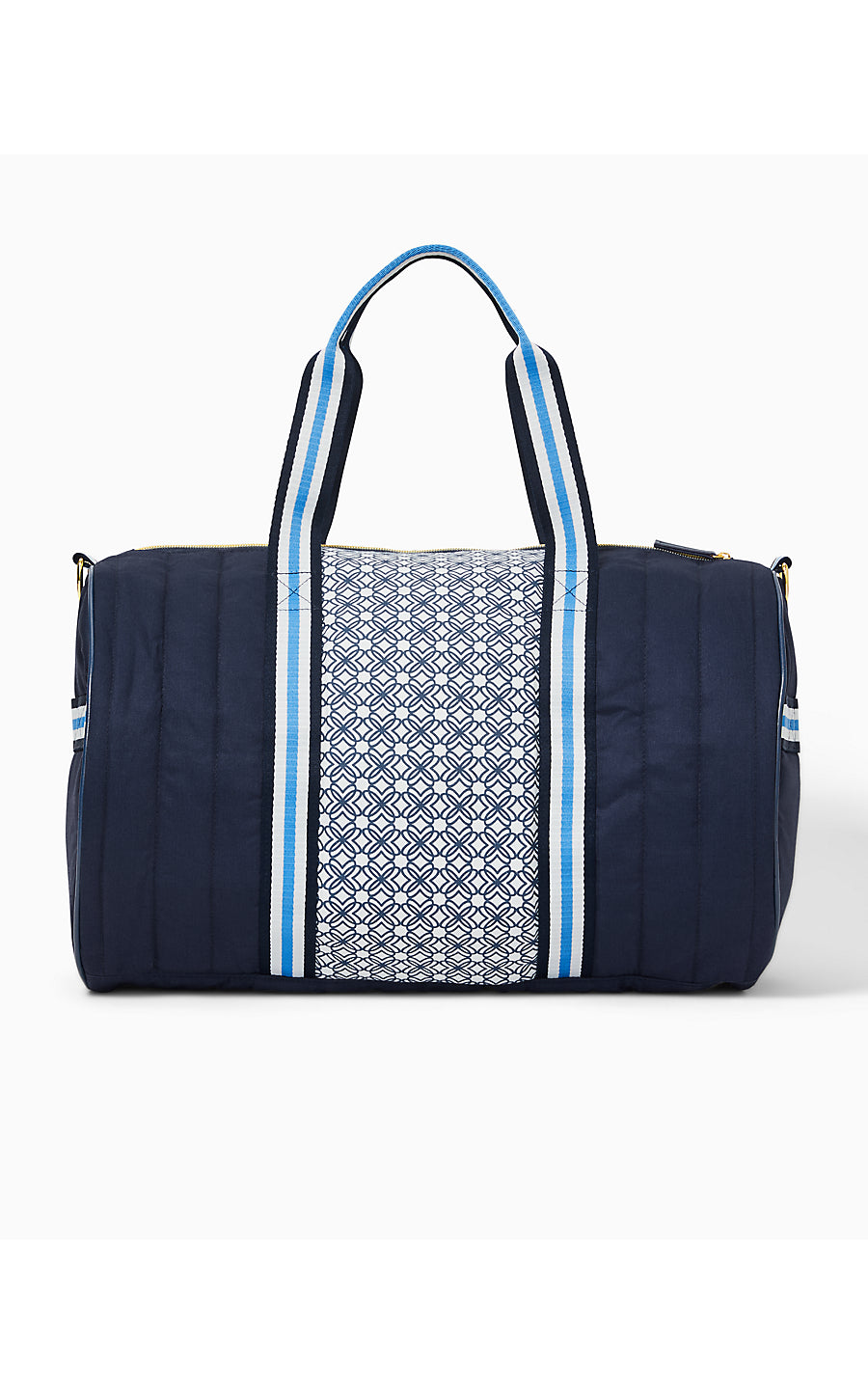 QUILTED PUFFER HALTON DUFFLE BAG, LOW TIDE NAVY