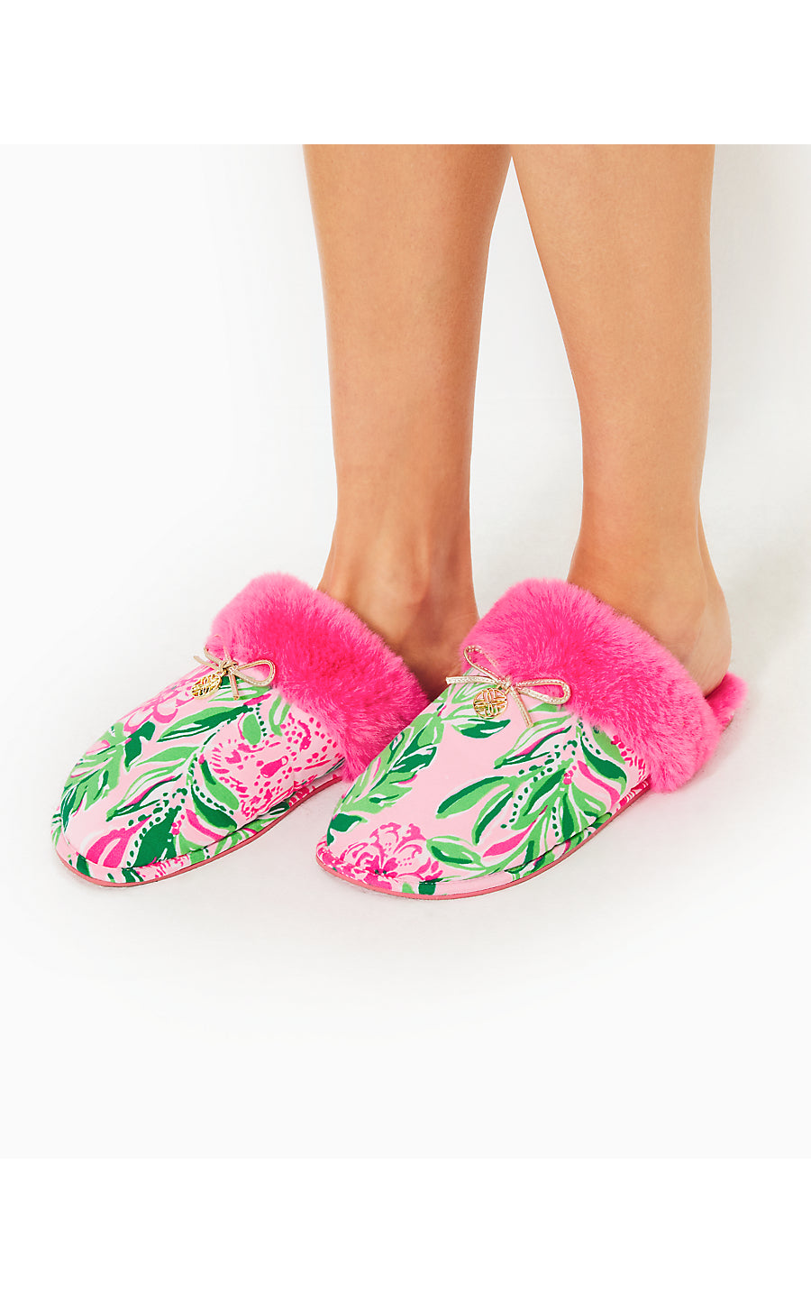 HARTE BOW SLIPPER, CONCH SHELL PINK KOALA LA LA