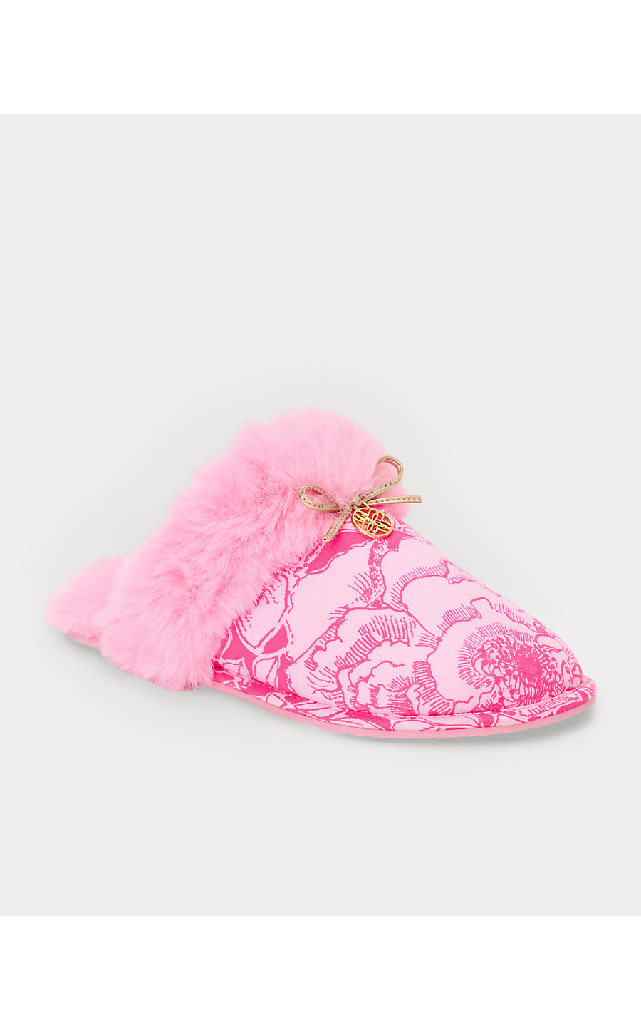 HARTE BOW SLIPPER, PINK ASTER A ROSE BY ANY OTHER NAME