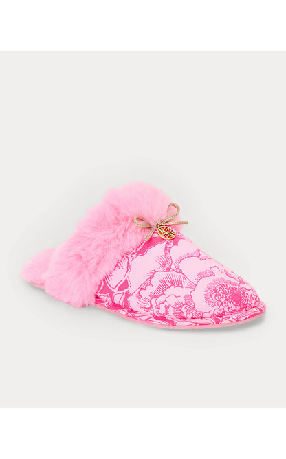 HARTE BOW SLIPPER, PINK ASTER A ROSE BY ANY OTHER NAME