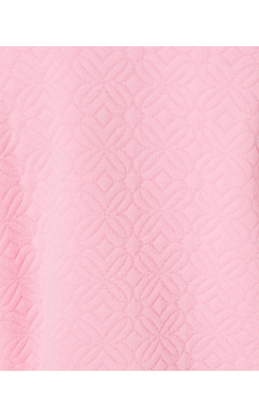 ELENI PULLOVER, CONCH SHELL PINK BUTTERFLY QUILTED KNIT