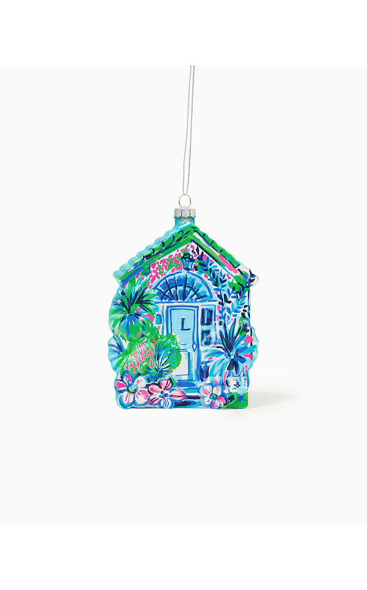 GWP ORNAMENT, MULTI LILLYS DOOR ORNAMENT