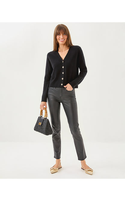 TIPPERY CASHMERE CARDIGAN, BLACK