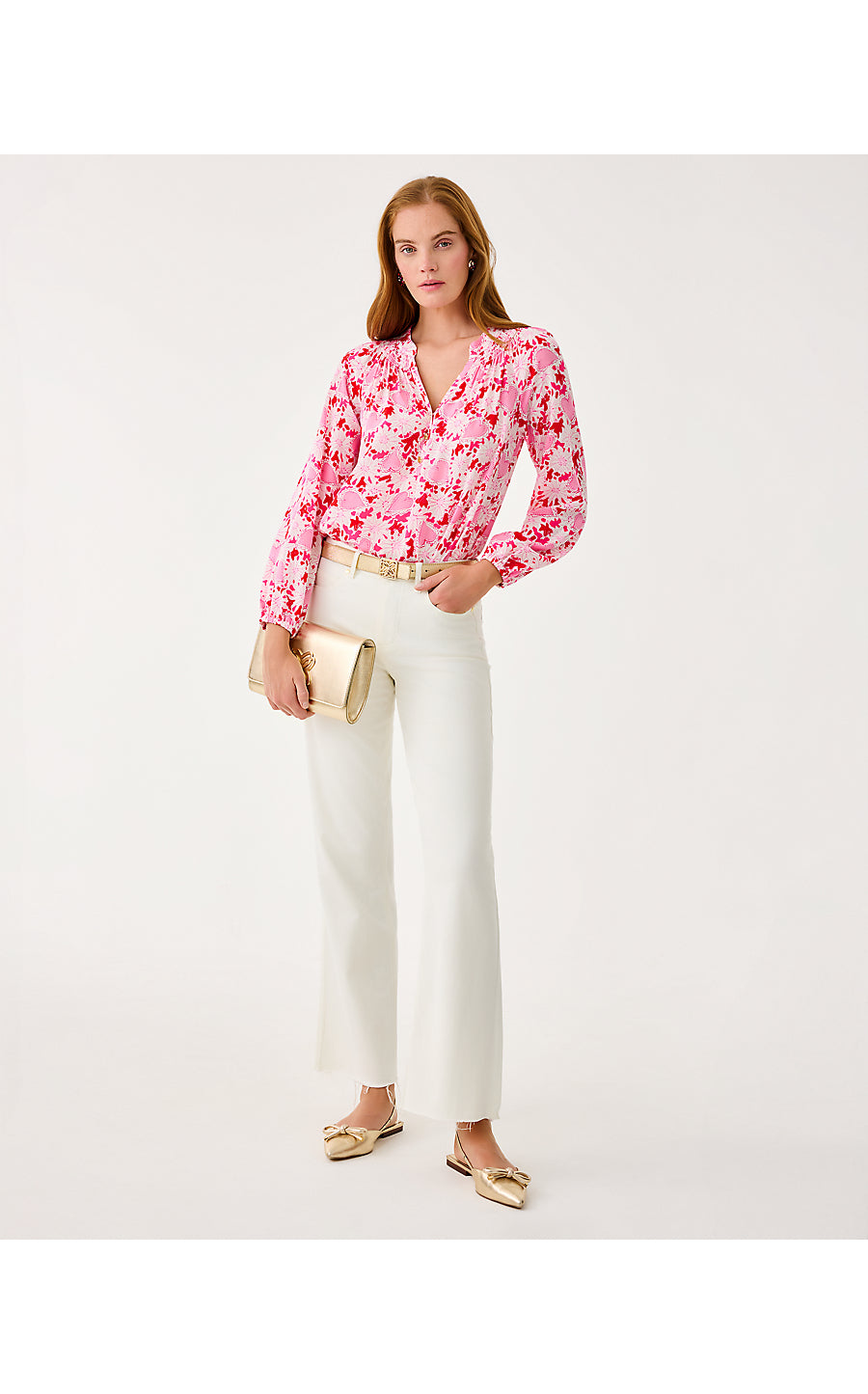 ANISTON HIGH RISE STRAIGHT LEG JEAN, COCONUT