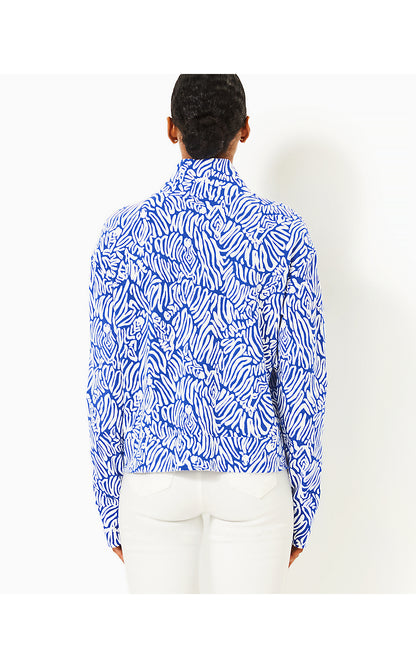 WRENLEY UPF 50+ ZIP-UP, MARTINIQUE BLUE ZEE BEBE