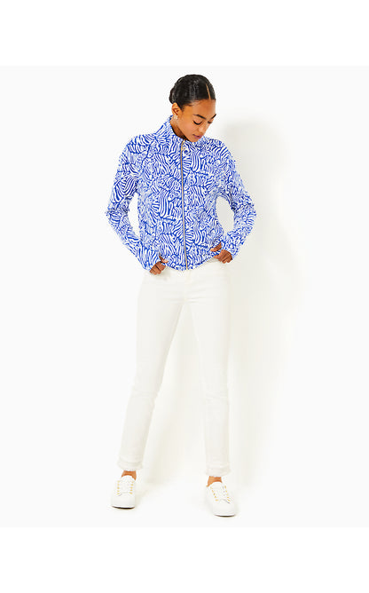 WRENLEY UPF 50+ ZIP-UP, MARTINIQUE BLUE ZEE BEBE